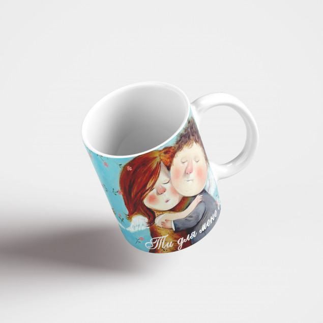 Біла чашка стандарт